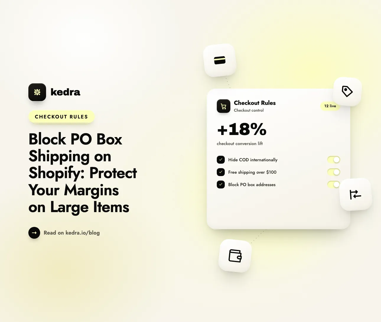 Block PO Box Shipping on Shopify: Protect Your Margins on Large Items