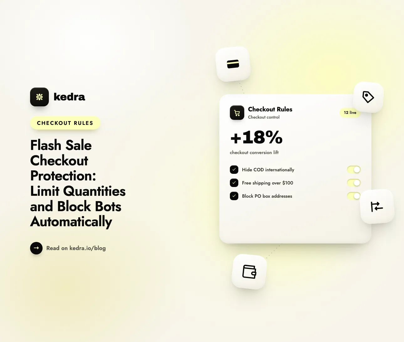 Flash Sale Checkout Protection: Limit Quantities and Block Bots Automatically
